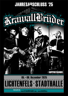 KrawallBrüder – Jahresabschluss 2025 Stadthalle Lichtenfels Lichtenfels
